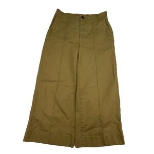 Madewell Pants Womens 28x24 Brown Tan Wide Leg Crop High Rise Langford